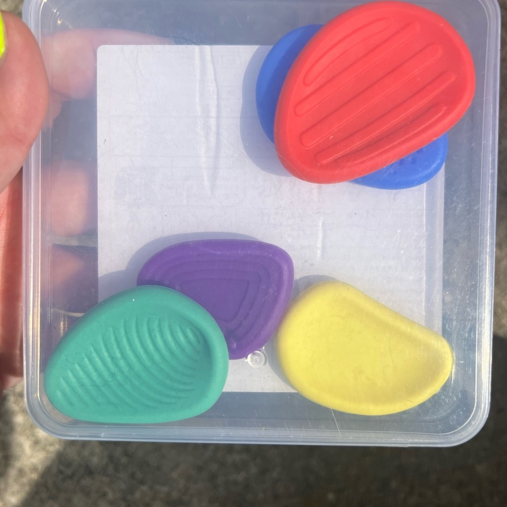 Multipack silicone worry stone fidget toys
